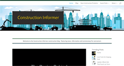 Desktop Screenshot of constructioninformer.com