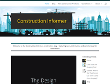 Tablet Screenshot of constructioninformer.com